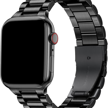 Stainless Steel Metal Strap for Apple Watch 42/44/45/46/49mm - Zwart