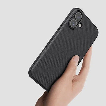 Nillkin Super Frosted Shield Pro hoesje voor iPhone 16 Plus (zwart)