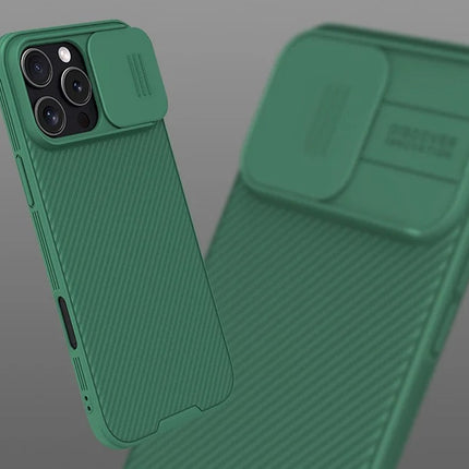 Nillkin CamShield Pro iPhone 16 Pro Max hoesje (groen)