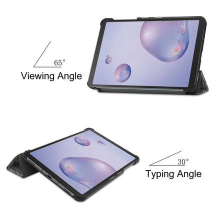 Just in Case Samsung Galaxy Tab A 8.4 2020 - TriFold Smart Book Case - Eiffel Tower