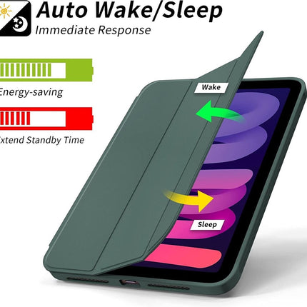 Silicone Smart Cover- iPad A16(2025)/iPad 2022 (10.9 inch 10e Generatie) - Groen
