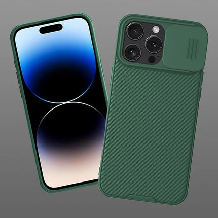 Nillkin CamShield Pro iPhone 16 Pro Max hoesje (groen)