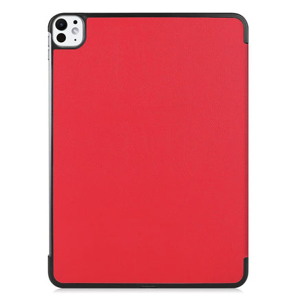 Just in Case iPad Pro 13 (M5 2025 / M4 2024) - TriFold Smart Book Case - Red