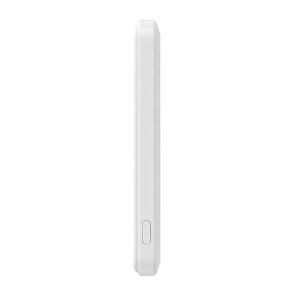 ESR Qi2 MagSlim 5000 mAh magnetische powerbank met standaard (wit)