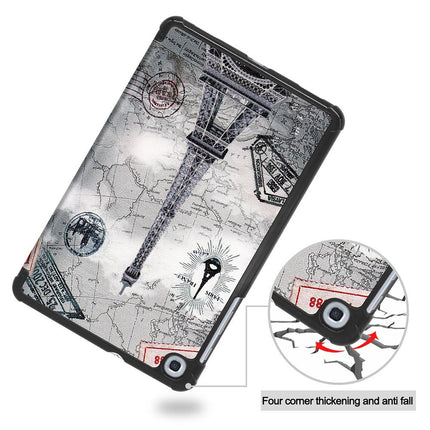 Just in Case Samsung Galaxy Tab A 8.4 2020 - TriFold Smart Book Case - Eiffel Tower