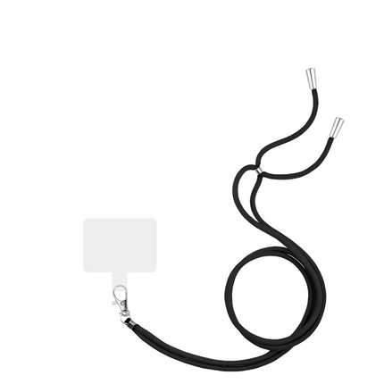Just in Case Lanyard Case - Google Pixel 6a - Soft TPU Protective Cover with Necklace - Black