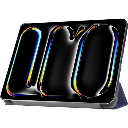 Just in Case iPad Pro 13 (M5 2025 / M4 2024) - TriFold Smart Book Case - Blue