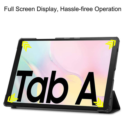 Just in Case Samsung Galaxy Tab A7 2020 - TriFold Smart Book Case - Black