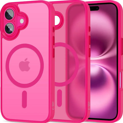 iPhone 16 Hoesje Maat Magsafe Roze