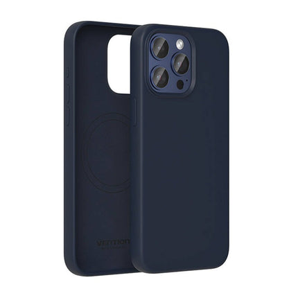 Vention KUFL0-30 siliconen hoesje voor iPhone 15 Pro (blauw)