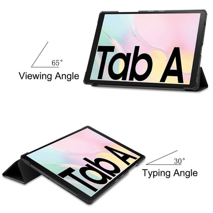 Just in Case Samsung Galaxy Tab A7 2020 - TriFold Smart Book Case - Black