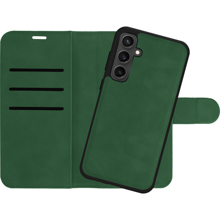 Just in Case PrimeWallet SnapOn Case - Samsung Galaxy A15 (4G/5G) - Detachable PU leather Wallet Case - Green