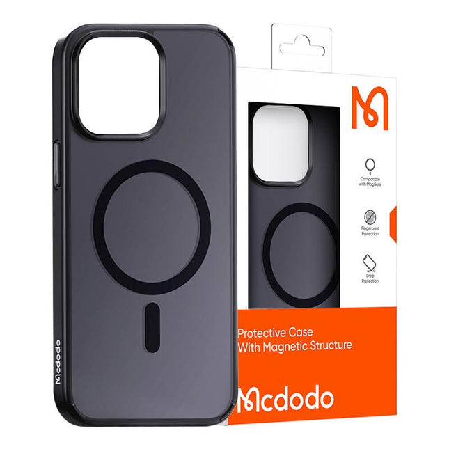 Magnetisch hoesje McDodo voor iPhone 15 Pro Max (zwart)