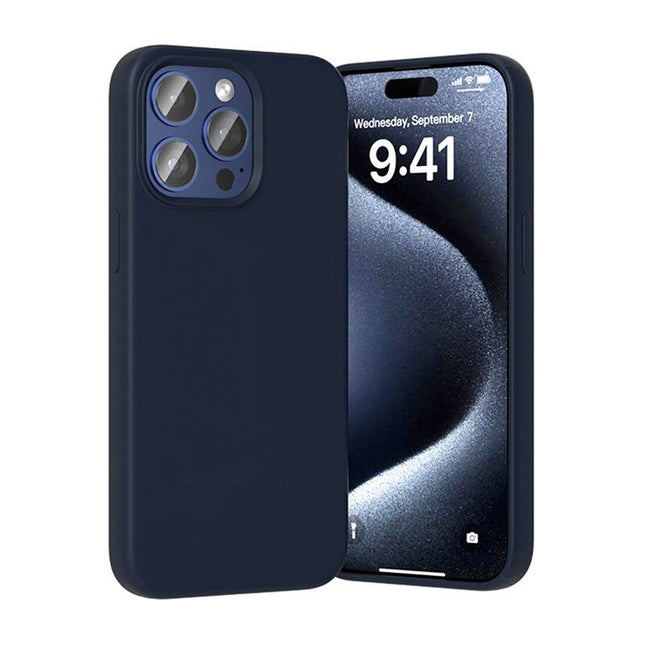 Vention KUFL0-30 siliconen hoesje voor iPhone 15 Pro (blauw)