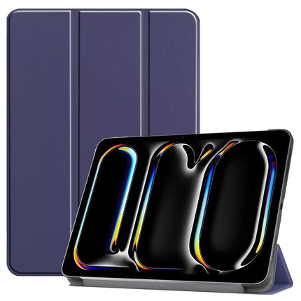 Just in Case iPad Pro 13 (M5 2025 / M4 2024) - TriFold Smart Book Case - Blue