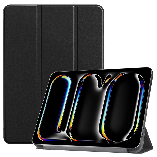 Just in Case iPad Pro 13 (M5 2025 / M4 2024) - TriFold Smart Book Case - Black