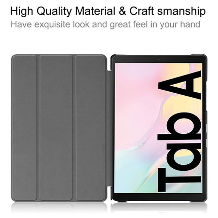 Just in Case Samsung Galaxy Tab A7 2020 - TriFold Smart Book Case - Black