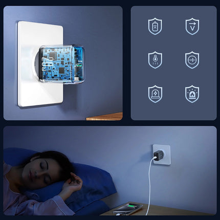 Joyroom JR-TCF20 USB-C PD 20W netwerklader - zwart