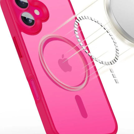iPhone 16 Hoesje Maat Magsafe Roze