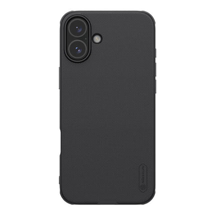 Nillkin Super Frosted Shield Pro hoesje voor iPhone 16 Plus (zwart)