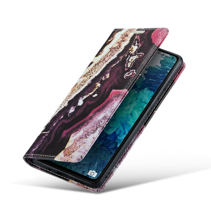 CaseMania Luxe Slim Print Wallet Case - Samsung A51 - Magenta