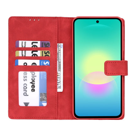 Samsung S25 FE 5G / S26 FE 5G  Hoesje Case Wallet Mapje Met ruimte voor Pasjes Rood