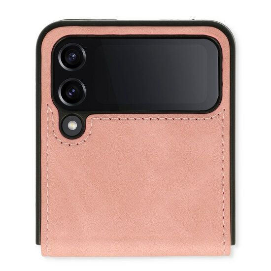 Hoesje Casemania Luxe Wallet Case - Samsung Z Flip 8 - Roze
