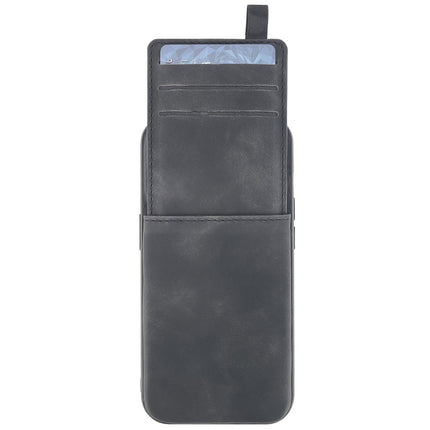 CaseMania Suédine Card Holder Case - Samsung S25 Plus - Zwart
