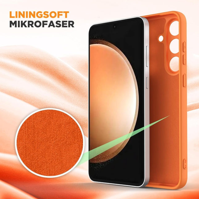 Samsung Galaxy S26 hoesje Silicone Case - Orange