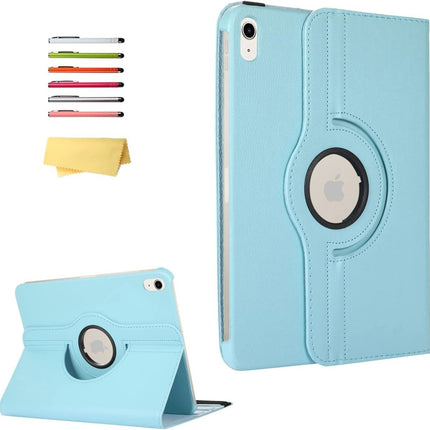 Hoesje iPad A16(2025)/iPad 2022 (10.9 inch10de Generatie) - 360 Tablet Case - Licht Blauw