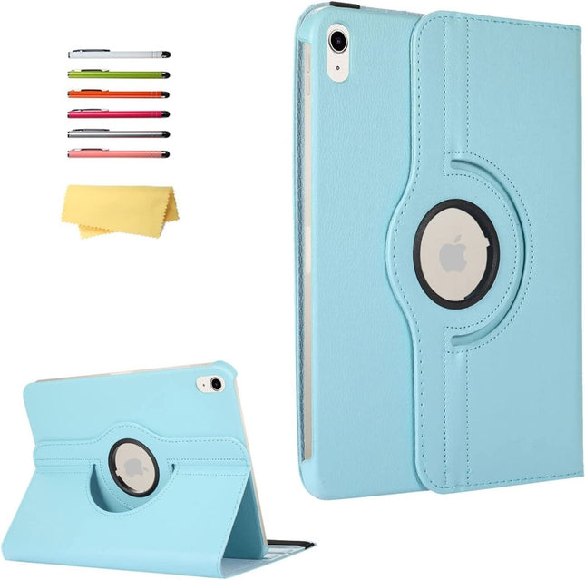 Hoesje iPad A16(2025)/iPad 2022 (10.9 inch10de Generatie) - 360 Tablet Case - Licht Blauw