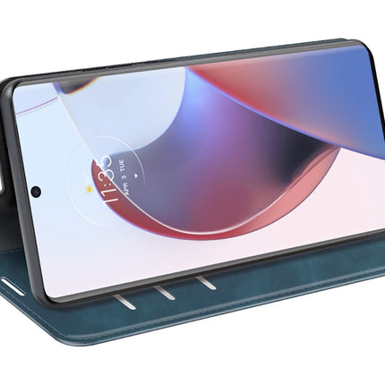 Just in Case Hoesje voor Motorola Edge 30 Ultra – Magnetic Wallet Case – Blauw