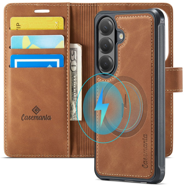 Google Pixel 10a Hoesje 2-in-1 Wallet Magnetic Magsafe Case - Bruin