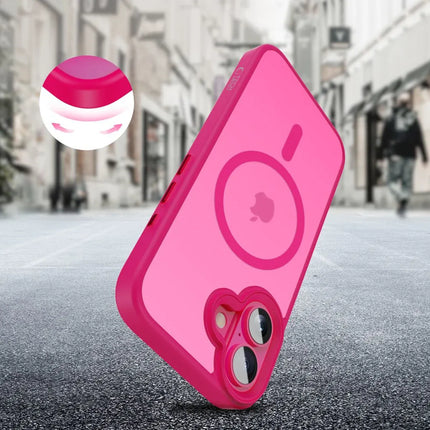 iPhone 16 Hoesje Maat Magsafe Roze