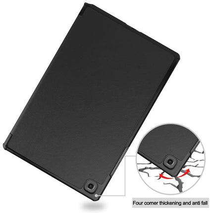 Just in Case Samsung Galaxy Tab A7 2020 - TriFold Smart Book Case - Black