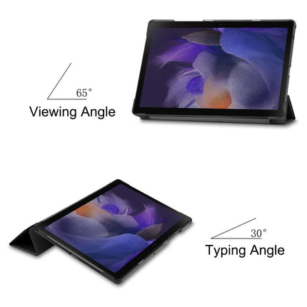 Just in Case Samsung Galaxy Tab A8 - TriFold Smart Book Case - Black
