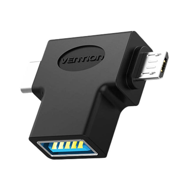 Adapter OTG USB 3.0 naar USB-C en Micro USB Vention CDIB0