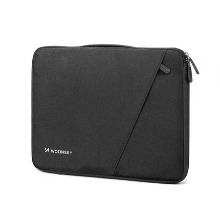 laptoptas voor 13-14 inch laptops met uitschuifbaar handvat - zwart