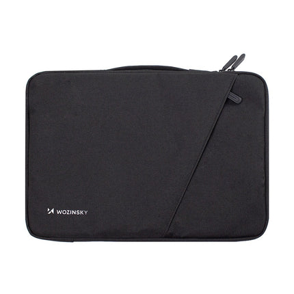 laptoptas voor 13-14 inch laptops met uitschuifbaar handvat - zwart