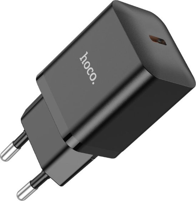 Hoco N27 PD 20W Type C Port Super Fast Charger Set - 3 Meter - Zwart