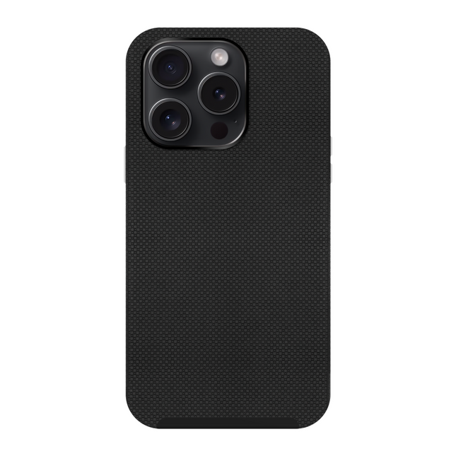 Just in Case ArmorGrip hoesje - iPhone 15 Pro - Robuuste achterkant - Valbescherming - Zwart