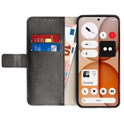 Just in Case Classic Wallet Case - Nothing Phone (4a) - PU leather Book