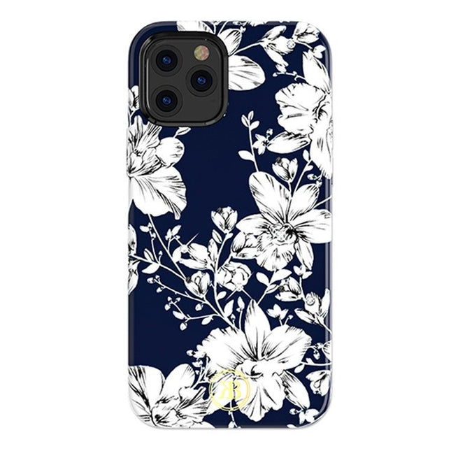 Kingxbar Blossom hoesje versierd met originele Swarovski-kristallen voor iPhone 12 mini, meerkleurig (Lily)