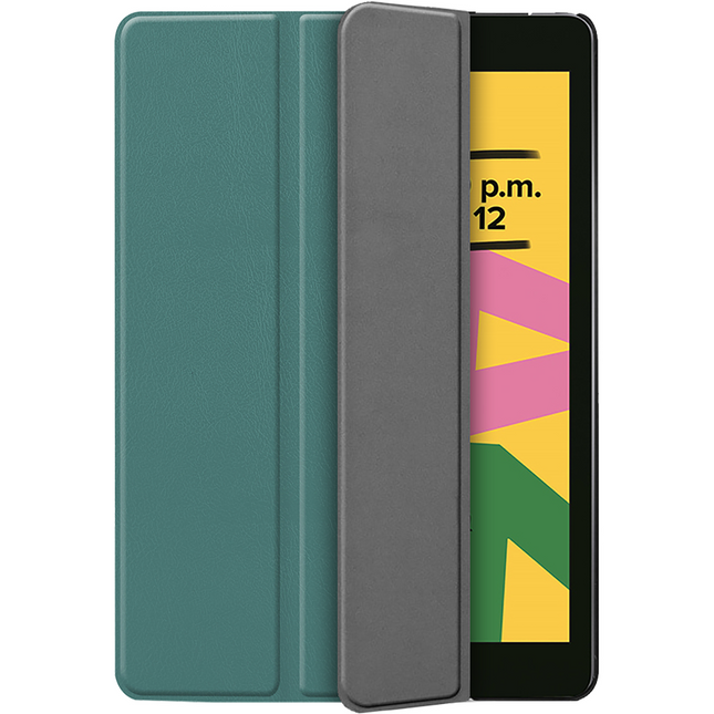 Just in Case iPad 2021 (9th Gen)/2020 (8th Gen)/iPad 2019 (7th Gen) - TriFold Smart Book Case - Green