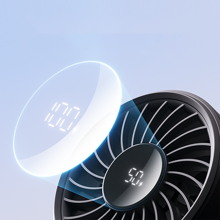 Jisulife Handheld Fan Life7 3600mAh Draagbare USB-ventilator - Zwart
