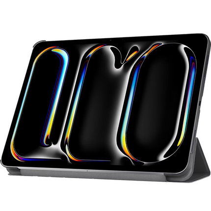 Just in Case iPad Pro 11 (M5 2025 / M4 2024) - TriFold Smart Book Case - Black