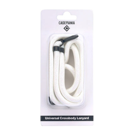 Universele Telefoonkoord - Verstelbare Telefoonketting - Koord voor Telefoon - Fancy Glitter Wit