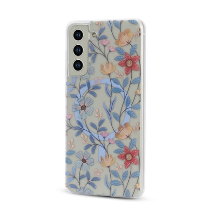 Samsung Galaxy A14 hoesje - Print Backcover -  Floating Flowers MagSafe