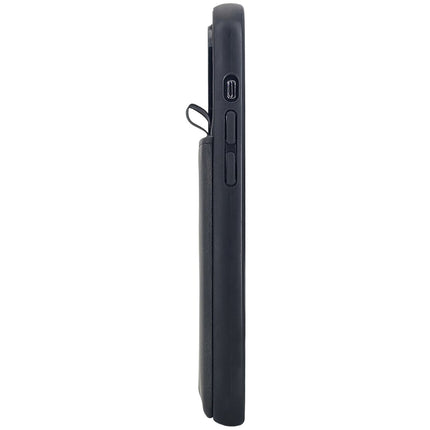 CaseMania Suédine Card Holder Case - Samsung S25 Plus - Zwart