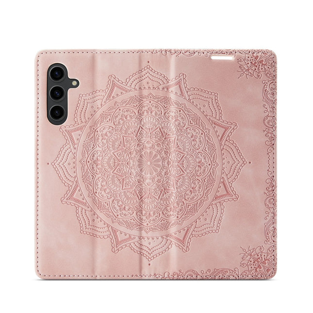 Mandala Design Slim Bookcase - Samsung A54 - Roze